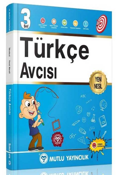 Mutlu 3. Sınıf Türkçe Avcısı Soru Bankası Video Çözümlü Mutlu Yayınları