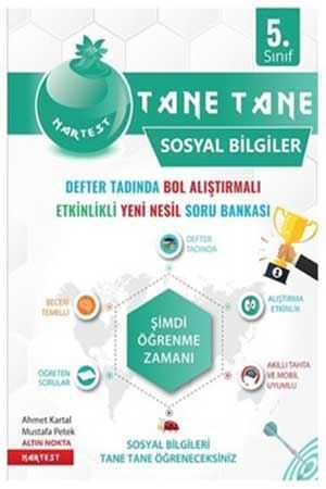 Nartest 5. Sınıf Sosyal Bilgiler Yeşil Defter Tadında Tane Tane Nartest Yayınları