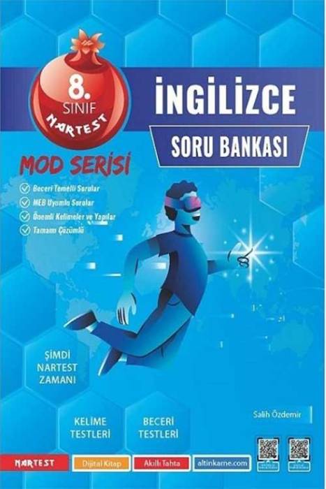 Nartest 8. Sınıf İngilizce Mod Serisi Soru Bankası Nartest Yayınları