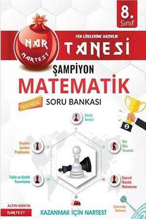 Nartest 8. Sınıf Kırmızı Nar Tanesi Şampiyon Matematik Soru Bankası