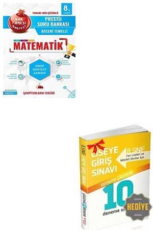 Nartest 8. Sınıf Matematik Nar Tanesi Prestij Soru İnovasyon LGS 10 Deneme Hediyeli