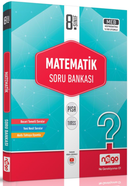 Nego 8. Sınıf Matematik Soru Bankası Nego Yayınları