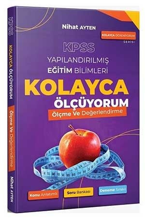 Nihat Ayten 2021 KPSS Eğitim Bilimleri Ölçme Değerlendirme Kolayca Ölçüyorum Konu Özetli Soru Bankası ve Deneme Nihat Ayten Yayınları