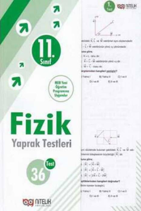 Nitelik 11. Sınıf Fizik Yaprak Test Nitelik Yayınları