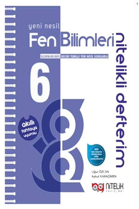 Nitelik 6. Sınıf Fen Bilimleri Nitelikli Defterim Nitelik Yayınları