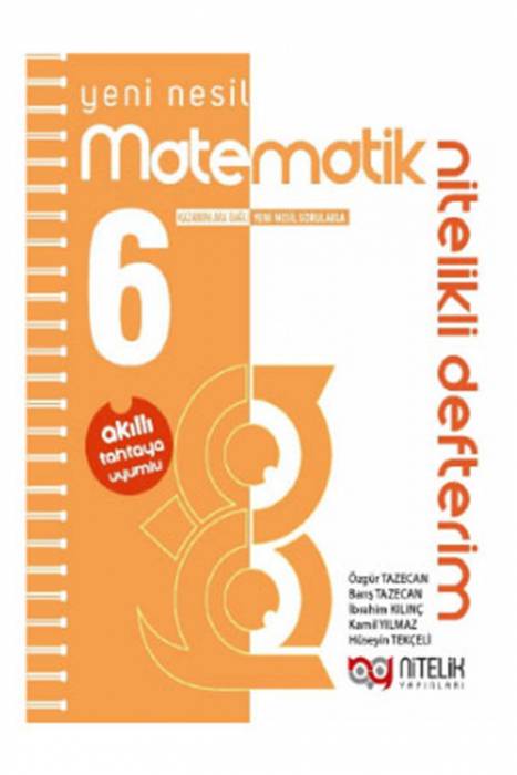 Nitelik 6. Sınıf Matematik Nitelikli Defterim Nitelik Yayınları