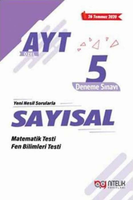 Nitelik AYT Sayısal Özel 5 Deneme Nitelik Yayınları