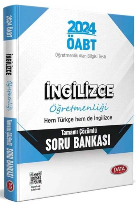 2024 ÖABT İngilizce Öğretmenliği Soru Bankası Çözümlü Data Yayınları