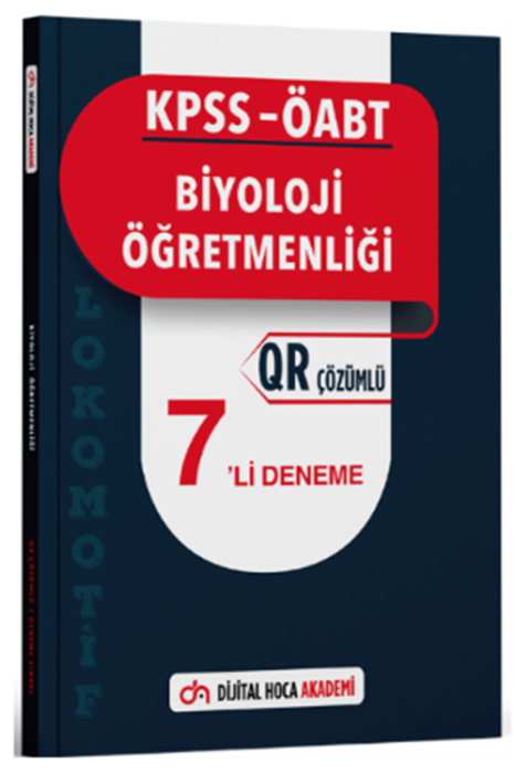 ÖABT Biyoloji Öğretmenliği Lokomotif 7 Deneme QR Çözümlü Dijital Hoca Akademi