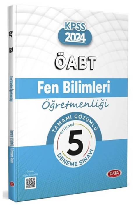 2024 ÖABT Fen Bilimleri Öğretmenliği 5 Deneme Data Yayınları