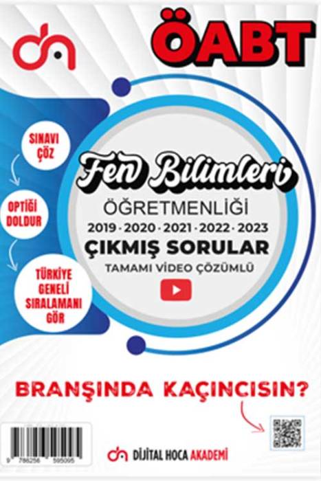 ÖABT Fen Bilimleri Öğretmenliği Son 5 Yıl Çıkmış Sorular Video Çözümlü Dijital Hoca Akademi