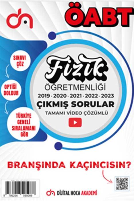 ÖABT Fizik Öğretmenliği Son 5 Yıl Çıkmış Sorular Video Çözümlü Dijital Hoca Akademi