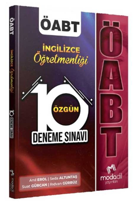 ÖABT İngilizce Öğretmenliği Özgün 10 Deneme Modadil Yayınları