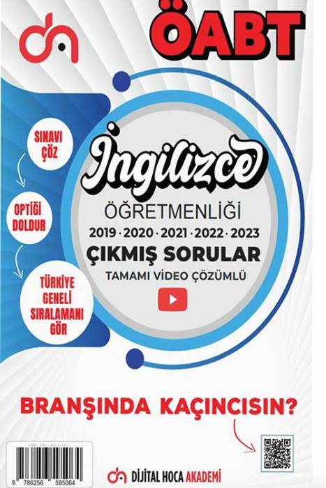 ÖABT İngilizce Öğretmenliği Son 5 Yıl Çıkmış Sorular Video Çözümlü Dijital Hoca Akademi