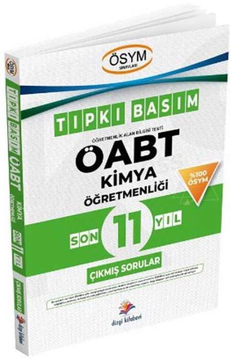 ÖABT Kimya Öğretmenliği Son 11 Yıl Çıkmış Sorular Dizgi Kitap Yayınları