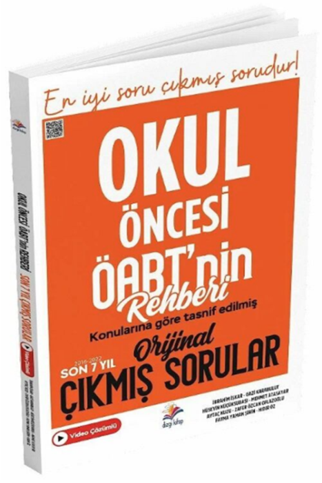 ÖABT nin Rehberi Okul Öncesi Öğretmenliği Son 7 Yıl Çıkmış Sorular Video Çözümlü Dizgi Kitap Yayınları