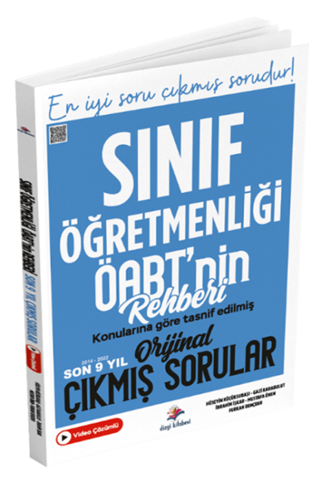 ÖABT nin Rehberi Sınıf Öğretmenliği Son 9 Yıl Çıkmış Sorular Video Çözümlü Dizgi Kitap Yayınları