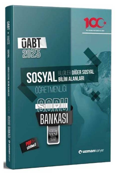 2023 ÖABT Sosyal Bilgiler Diğer Sosyal Bilim Alanları Soru Bankası Çözümlü Uzman Kariyer Yayınları