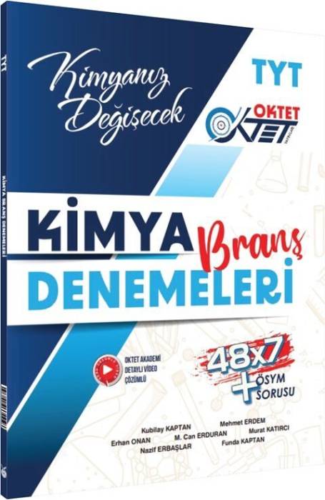 Oktet Yayınları TYT Kimya 48 x 7 Branş Denemeleri