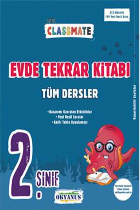 Okyanus 2. Sınıf Classmate Tüm Dersler Evde Tekrar Kitabı Okyanus Yayınları