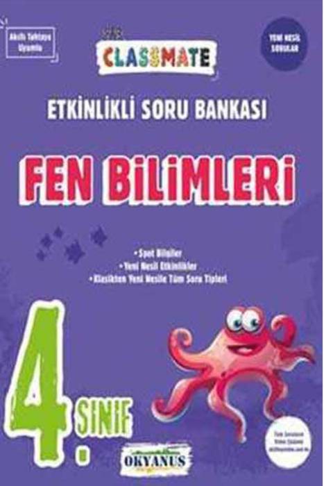 Okyanus 4. Sınıf Fen Bilimleri Classmate Etkinlikli Soru Bankası Okyanus Yayınları