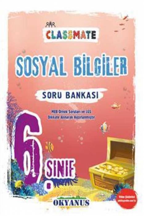 Okyanus 6. Sınıf Classmate Sosyal Bilgiler Soru Bankası Okyanus Yayınları