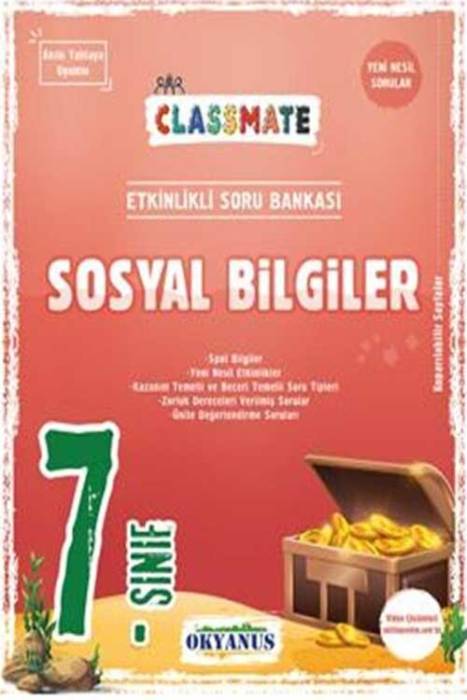 Okyanus 7. Sınıf Classmate Sosyal Bilgiler Soru Bankası Okyanus Yayınları