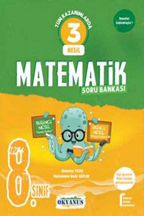 Okyanus 8. Sınıf LGS 3 Nesil Matematik Soru Bankası Okyanus Yayınları