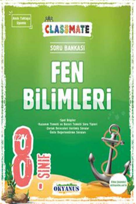 Okyanus 8. Sınıf Classmate Fen Bilimleri Soru Bankası