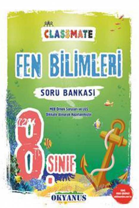 Okyanus 8. Sınıf LGS Classmate Fen Bilimleri Soru Bankası Okyanus Yayınları