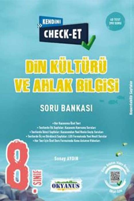 Okyanus 8. Sınıf Din Kültürü ve Ahlak Bilgisi Kendini Check-Et Soru Bankası Okyanus Yayıncılık