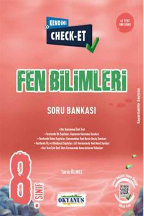 Okyanus 8. Sınıf Fen Bilimleri Kendini Check-Et Soru Bankası Okyanus Yayıncılık