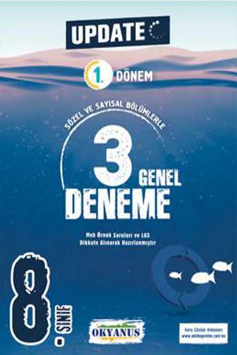 Okyanus 8. Sınıf LGS Update 1. Dönem 3 Genel Deneme Okyanus Yayınları