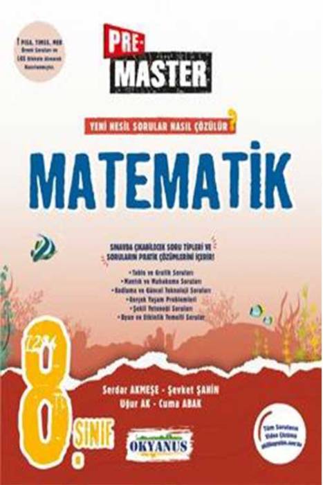 Okyanus 8. Sınıf Pre Master Matematik Soru Bankası