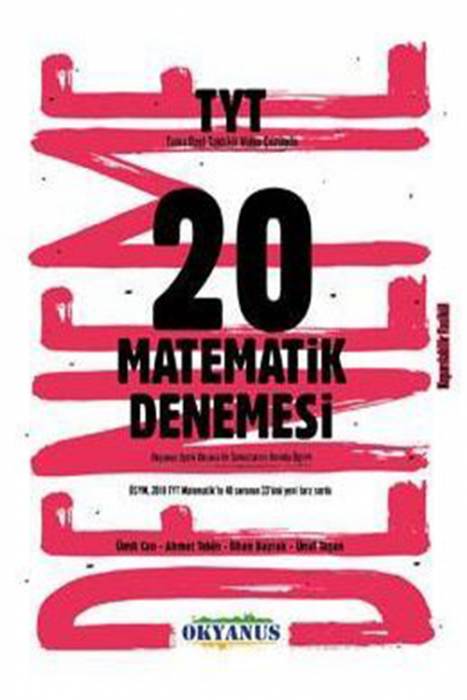 Okyanus TYT 20 Matematik Denemeleri Okyanus Yayınları