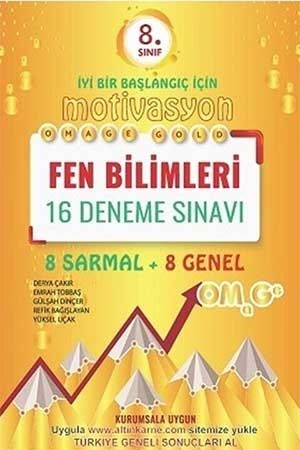 Omage 8. Sınıf Fen Bilimleri Gold 16 Deneme Omage Yayınları