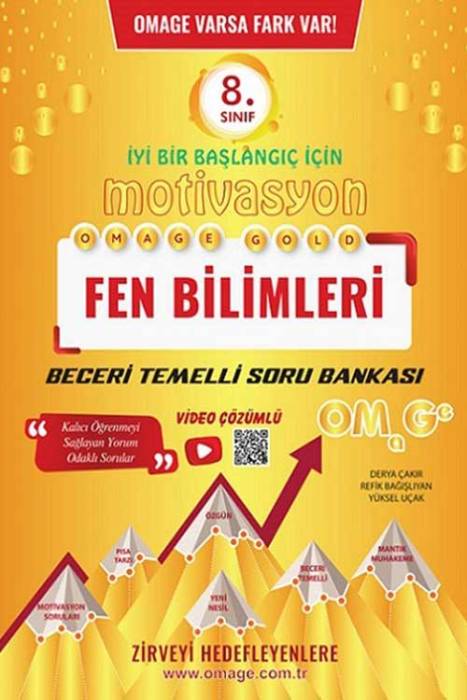 Omage 8. Sınıf Omage Motivasyon Fen Bilimleri Soru Bankası Omage Yayınları