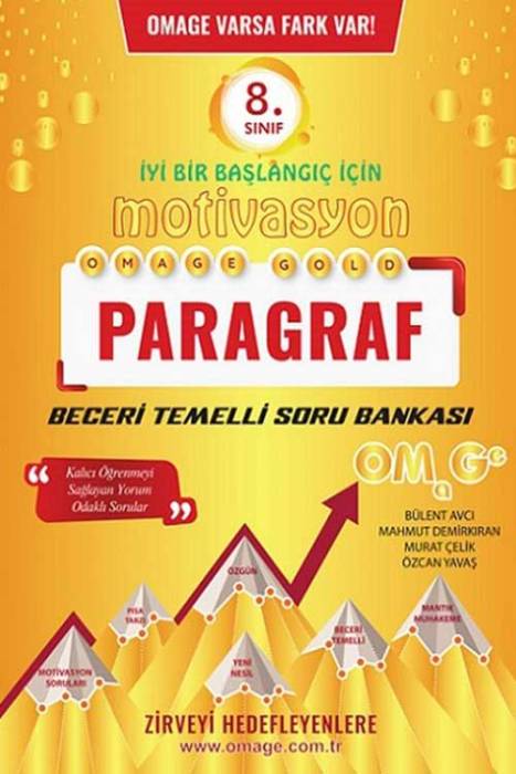 Omage 8. Sınıf Omage Motivasyon Paragraf Soru Bankası Omage Yayınları