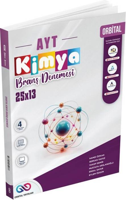 Orbital Yayınları AYT Kimya 25 x 13 Branş Denemeleri