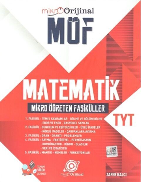 Orijinal Mikro TYT Matematik MÖF Mikro Öğreten Fasiküller Set