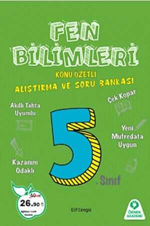 Örnek Akademi 5. Sınıf Fen Bilimleri Konu Özetli Araştırma ve Soru Bankası Örnek Akademi Yayınları