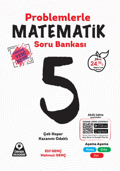 Örnek Akademi 5. Sınıf Problemlerle Matematik Soru Bankası Örnek Akademi Yayınları