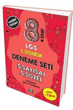 Örnek Akademi 8. Sınıf LGS 1. Dönem 5 Sayısal 5 Sözel Deneme Örnek Akademi Yayınları