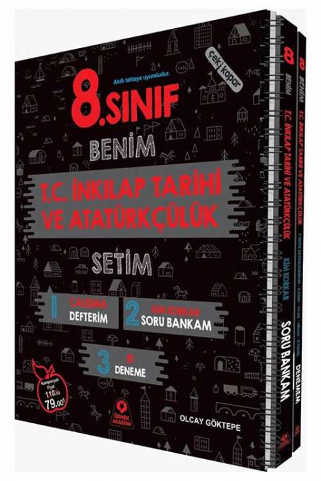 Örnek Akademi 8. Sınıf Benim T.C. İnkılap Tarihi ve Atatürkçülük Setim Örnek Akademi Yayınları