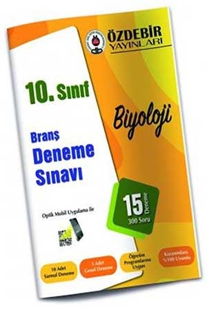 Özdebir 10. Sınıf Biyoloji Branş Deneme Özdebir Yayınları