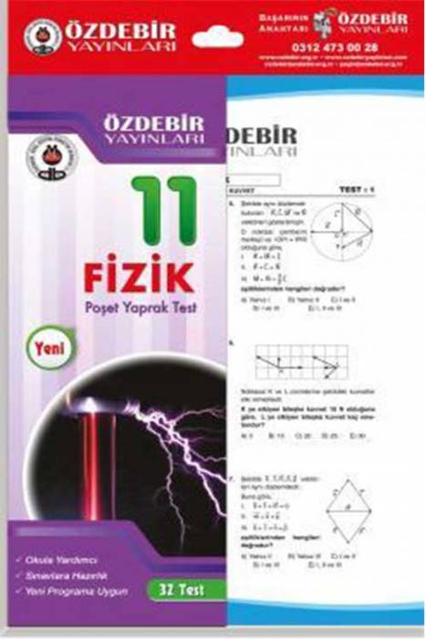 Özdebir 11. Sınıf Fizik Yaprak Test Özdebir Yayınları