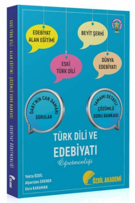 Özdil Akademi 2021 ÖABT Türk Dili ve Edebiyatı Eski Türk Dili Alan Eğitimi Beyit Şerhi Soru Bankası Çözümlü Yekta Özdil Akademi