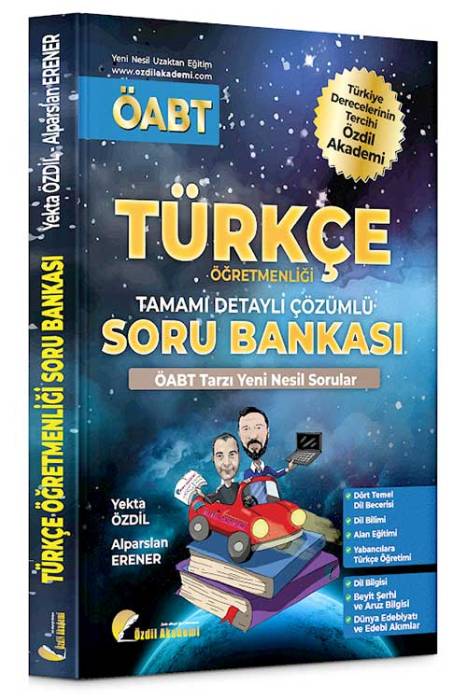 Özdil Akademi 2022 ÖABT Türkçe Yeni Nesil Soru Bankası-2 Çözümlü Özdil Akademi Yayınları