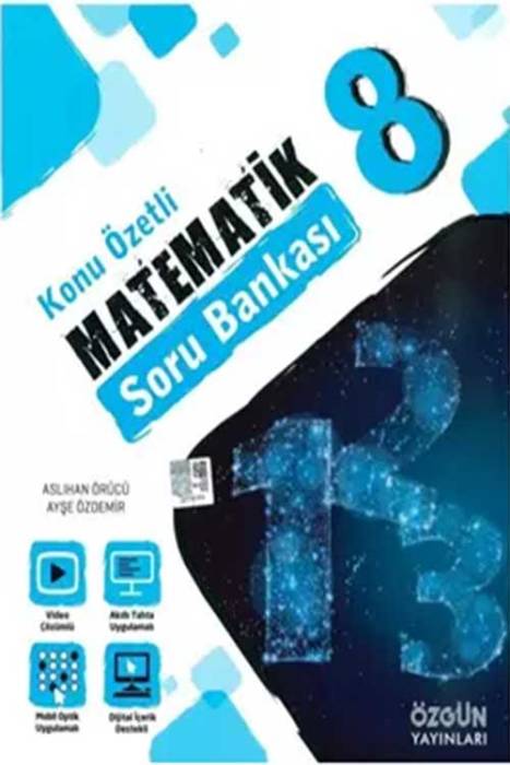 Özgün 8.Sınıf Matematik Konu Özetli Soru Bankası Özgün Yayınları