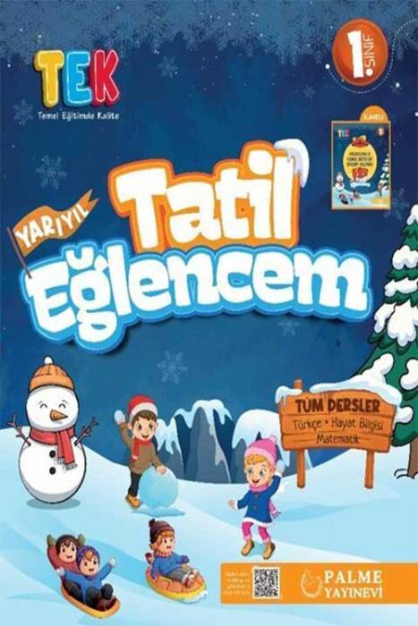 1. Sınıf Tek Yarıyıl Tatil Eğlencem Palme Yayınları